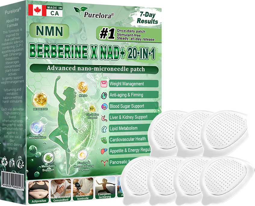 💎Online Pharmacy 💎 | Purelora® Moringa Berberine × NAD⁺ 20-in-1 Nano Microneedle Patch (Just once daily, visible changes in 7 days) ✅ Supports weight management, loose skin, diabetes care, sleep apnea, joint comfort, and more