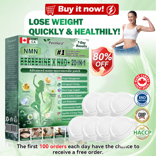 🔥Online Pharmacy 🏥 | Purelora® Moringa Berberine × NAD⁺ 20-in-1 Nano Microneedle Patch (Just once daily, visible changes in 7 days) ✅ Supports weight management, loose skin, diabetes care, sleep apnea, joint comfort, and more