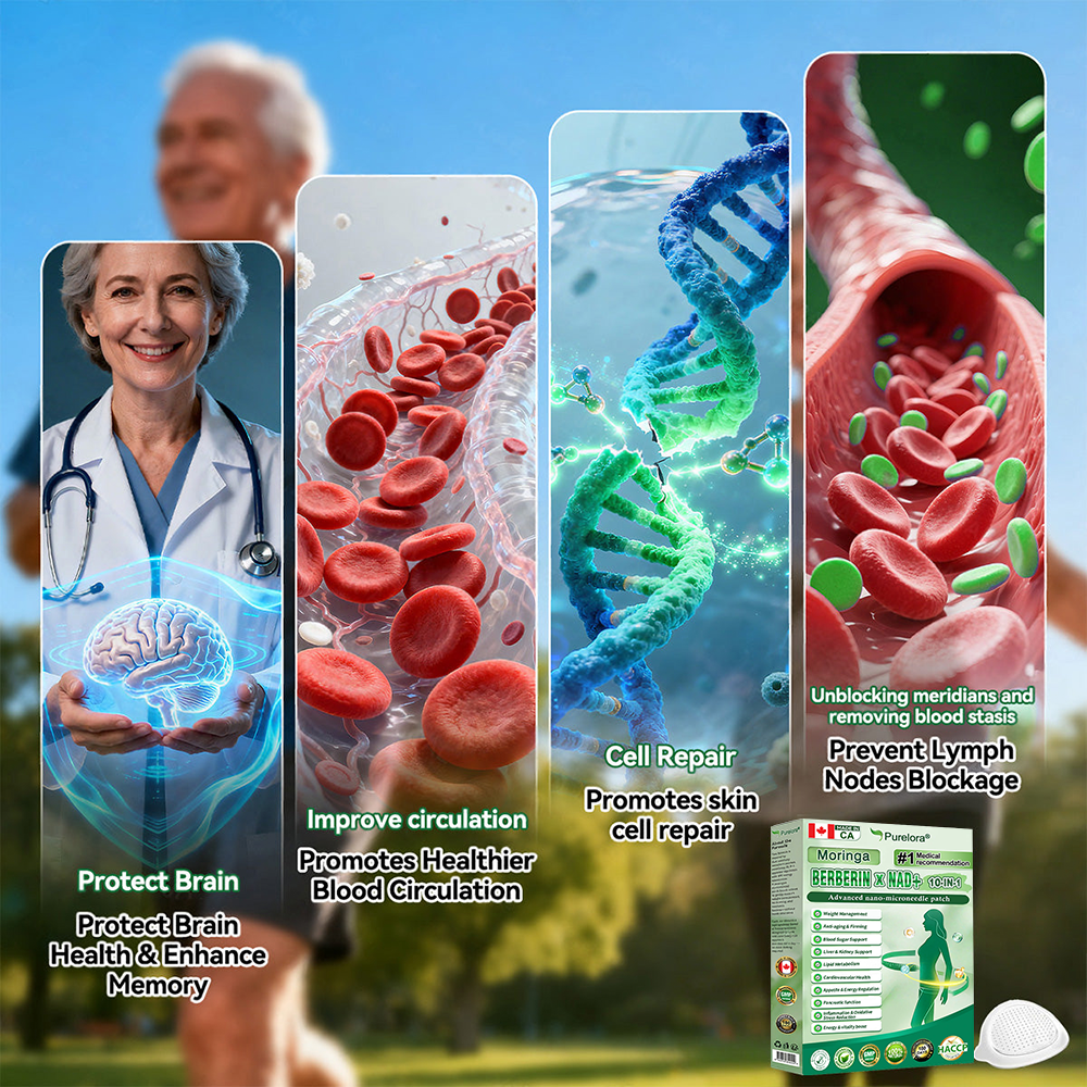 Online Pharmacy💖  | Purelora® Moringa Berberine × NAD⁺ 10-in-1 Nano Microneedle Patch (Just once daily, visible changes in 7 days) ✅ Supports weight management, loose skin, diabetes care, sleep apnea, joint comfort, and more