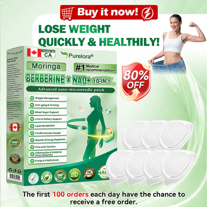 Online Pharmacy💖  | Purelora® Moringa Berberine × NAD⁺ 10-in-1 Nano Microneedle Patch (Just once daily, visible changes in 7 days) ✅ Supports weight management, loose skin, diabetes care, sleep apnea, joint comfort, and more