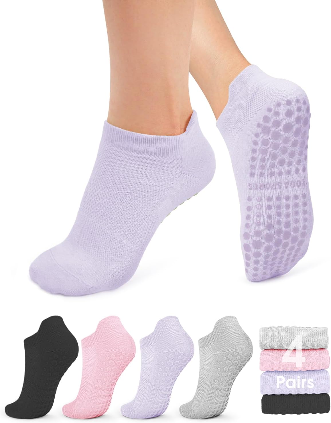 🔥 Nur heute: Pilates-Socken – rutschfest, weich & bequem für Yoga, Pilates und Alltag