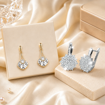 [Limited Time Offer - 80% OFF Today 🔥] 👩🏻‍⚕️ Germanium & Magnesium Earrings – Lymphatic Drainage & Magnetic Therapy